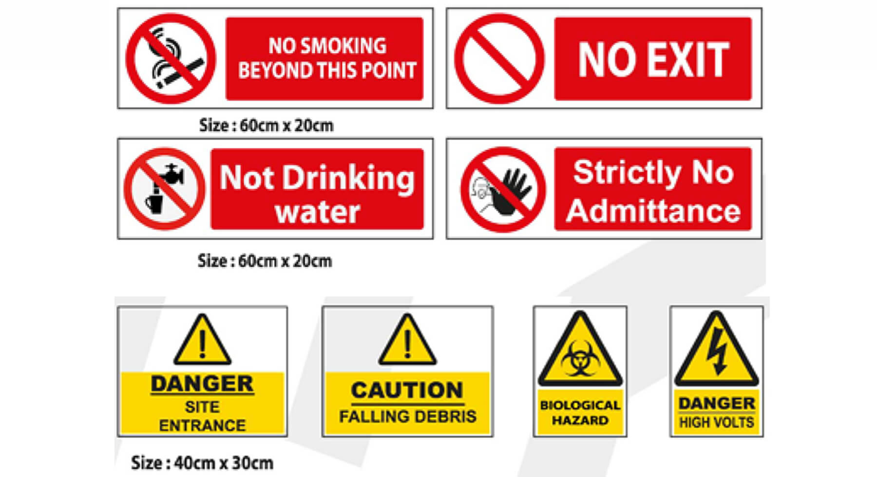 Safety & Warning Signage